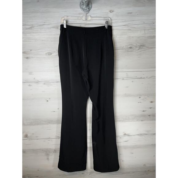 Fashion Nova Pants Womens Large Black High Rise Dress Work Trousers - Picture 7 of 10